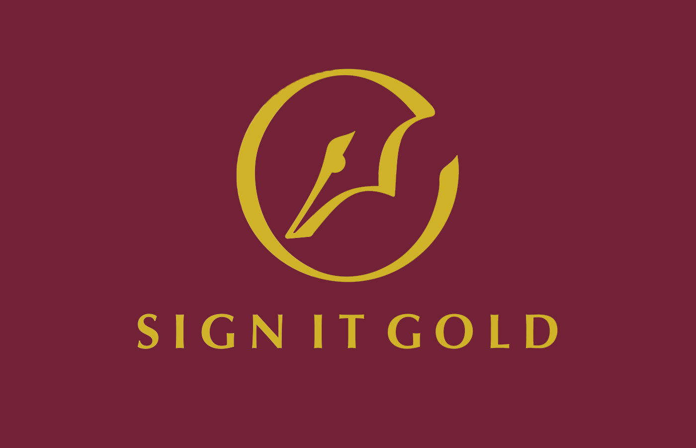 Markenentwicklung für Sign it Gold - Teil 1