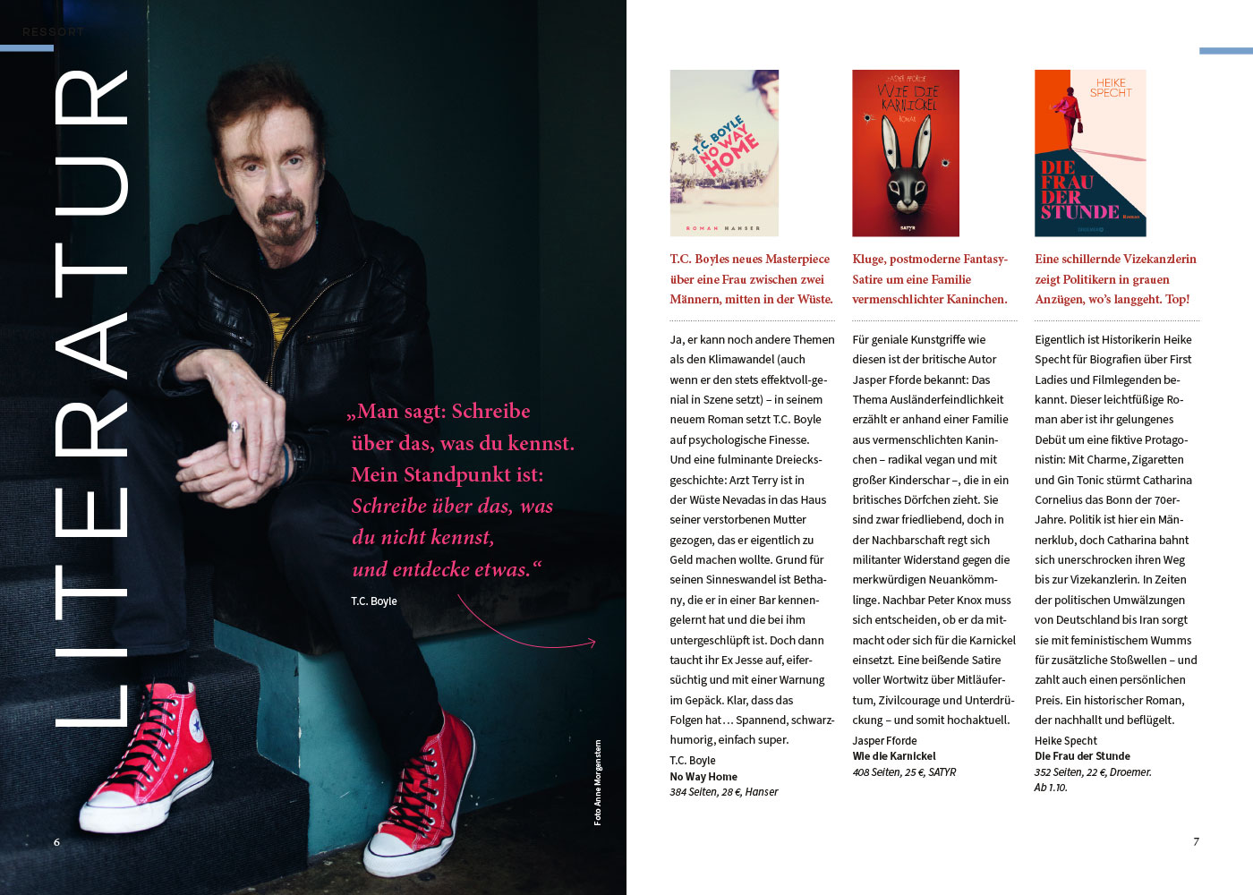 agm Büchermagazin – Konzept, Artdirektion, Produktion - Teil 3