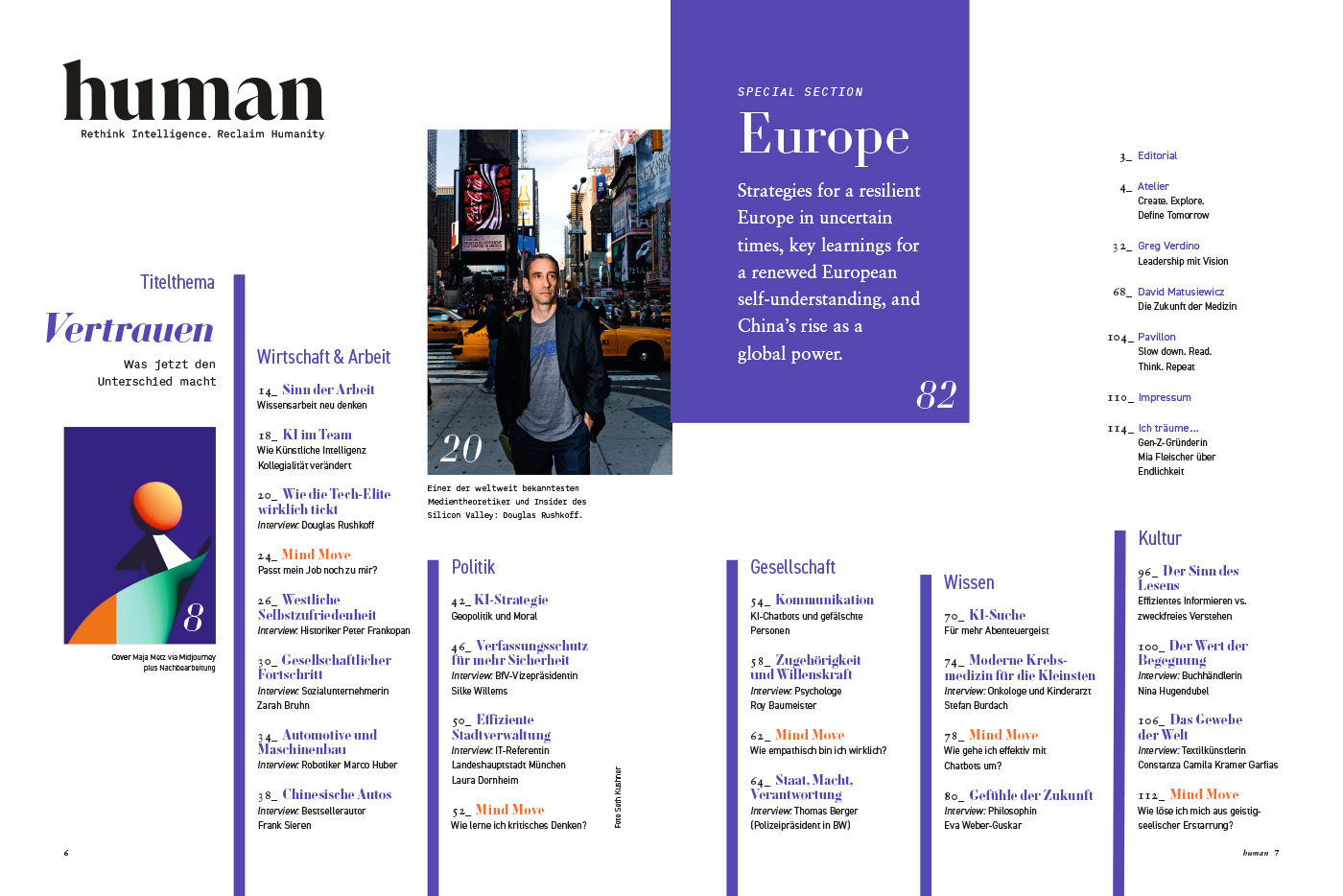 Human - Magazin-Artdirektion - Teil 3