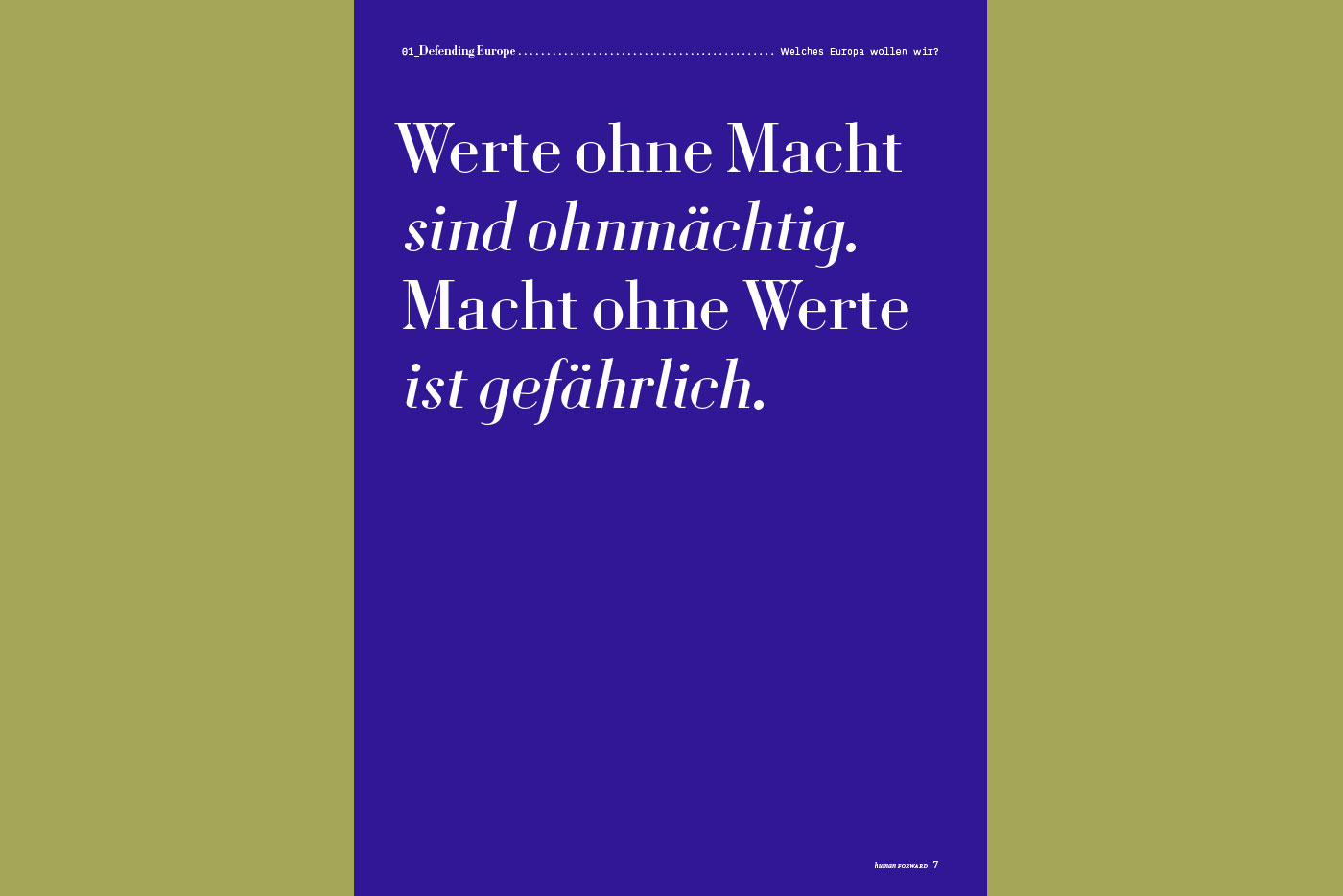 Human White Paper – Konzept, Artdirektion - Teil 15